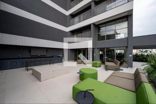 Área comum - Churrasqueira de kitnet/studio para alugar com 1 quarto, 34m² em Vila Clementino, São Paulo