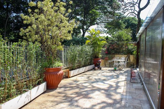 Varanda da Sala de casa à venda com 4 quartos, 420m² em Perdizes, São Paulo