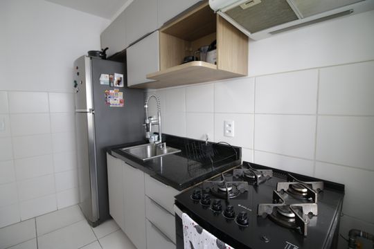 Cozinha de apartamento à venda com 2 quartos, 55m² em Pechincha, Rio de Janeiro