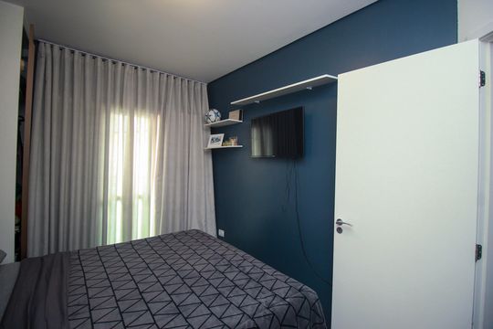 Suíte de apartamento à venda com 2 quartos, 100m² em Parque das Nações, Santo André
