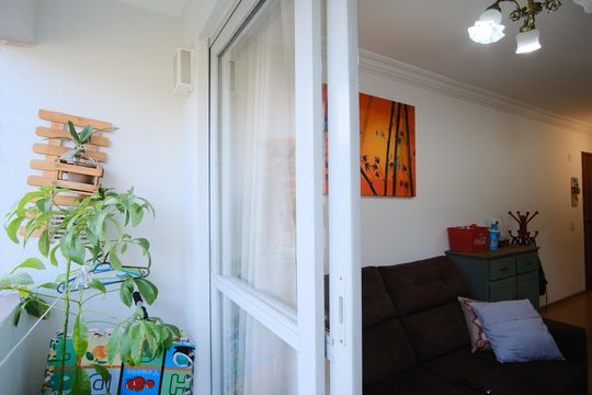Varanda de apartamento à venda com 3 quartos, 60m² em Jardim Textil, São Paulo