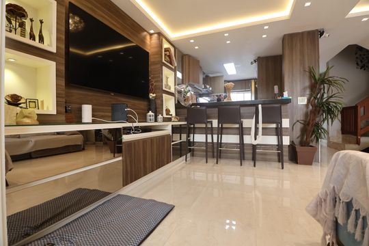 Sala  de casa de condomínio para alugar com 3 quartos, 160m² em Estância Velha, Canoas