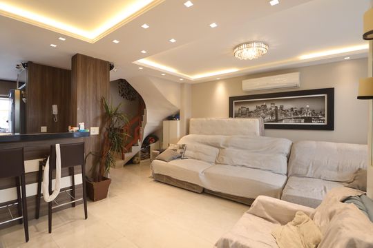 Sala  de casa de condomínio para alugar com 3 quartos, 160m² em Estância Velha, Canoas