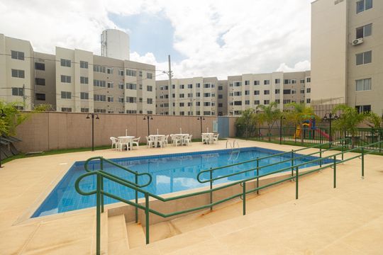 Área comum - Piscina de apartamento para alugar com 2 quartos, 41m² em Guaratiba, Rio de Janeiro