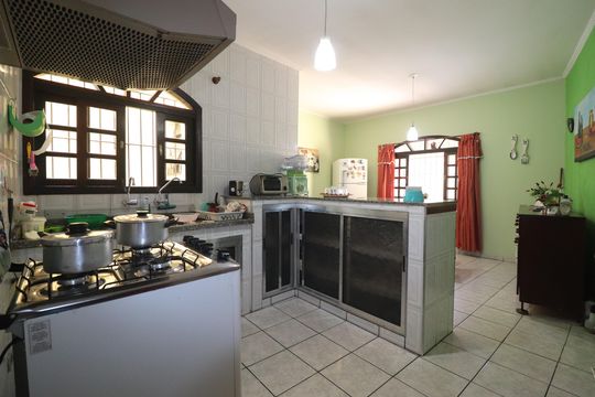 Cozinha de casa à venda com 3 quartos, 116m² em Vila Junqueira, Santo André