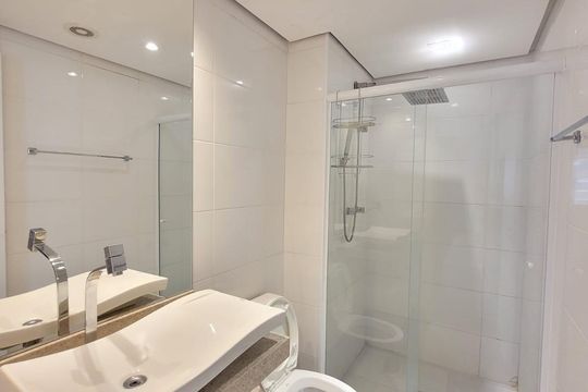 Banheiro de apartamento para alugar com 2 quartos, 86m² em Mooca, São Paulo