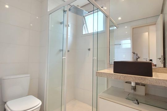 Banheiro de apartamento para alugar com 2 quartos, 86m² em Mooca, São Paulo