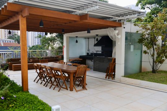 Área comum de apartamento para alugar com 2 quartos, 90m² em Brooklin, São Paulo