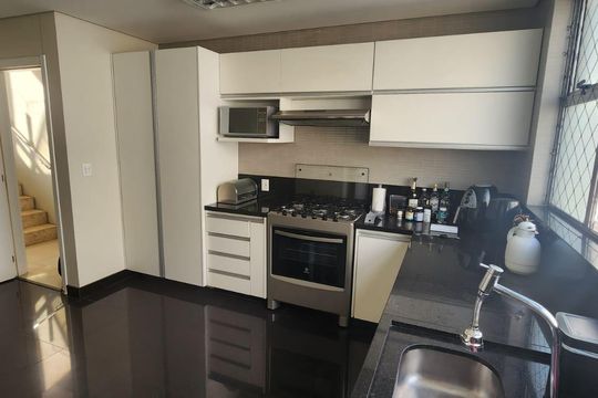 Cozinha de apartamento à venda com 4 quartos, 320m² em Luxemburgo, Belo Horizonte