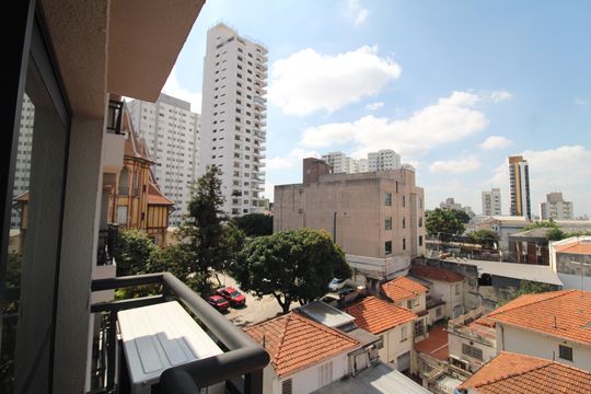 Varanda de kitnet/studio à venda com 1 quarto, 24m² em Santana, São Paulo