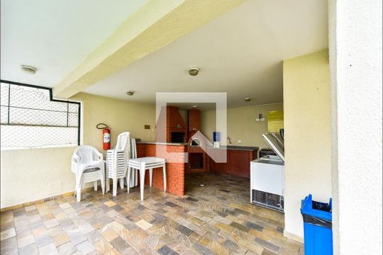 Área comum - Churrasqueira de apartamento para alugar com 2 quartos, 48m² em Demarchi, São Bernardo do Campo