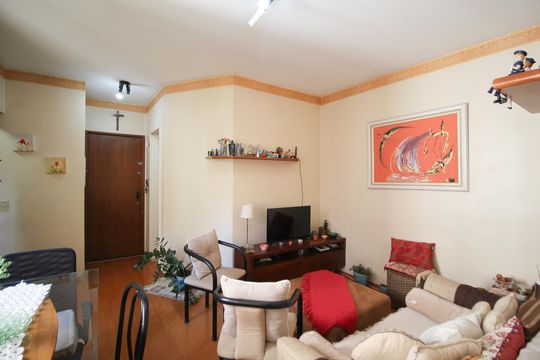 Sala de apartamento para alugar com 2 quartos, 59m² em Moema, São Paulo