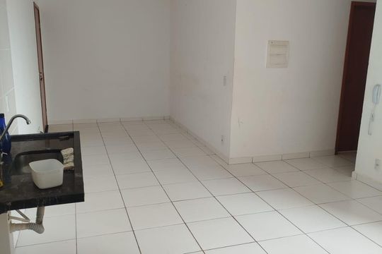 Sala / Cozinha  de apartamento para alugar com 2 quartos, 59m² em Jardim Europa, Uberlândia
