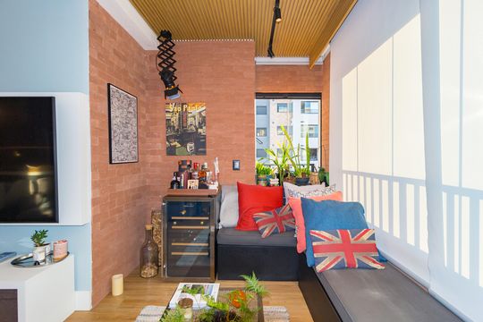 Varanda de apartamento à venda com 2 quartos, 74m² em Brás, São Paulo