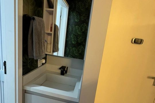 Banheiro de apartamento para alugar com 2 quartos, 34m² em Vila Rosalia, Guarulhos