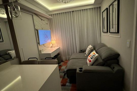 Sala de apartamento para alugar com 2 quartos, 34m² em Vila Rosalia, Guarulhos