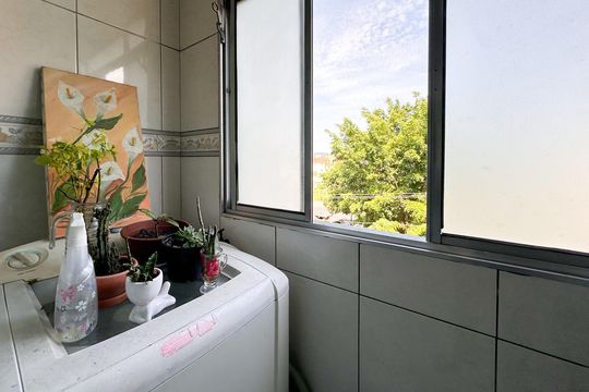 Área de Serviço de apartamento à venda com 2 quartos, 56m² em Vila Marchi, São Bernardo do Campo