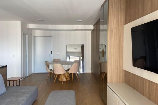 Sala - Cozinha de apartamento para alugar com 3 quartos, 125m² em Centro, Osasco