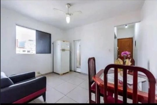 Sala de apartamento para alugar com 1 quarto, 36m² em José Menino, Santos