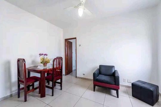 Sala de apartamento para alugar com 1 quarto, 36m² em José Menino, Santos