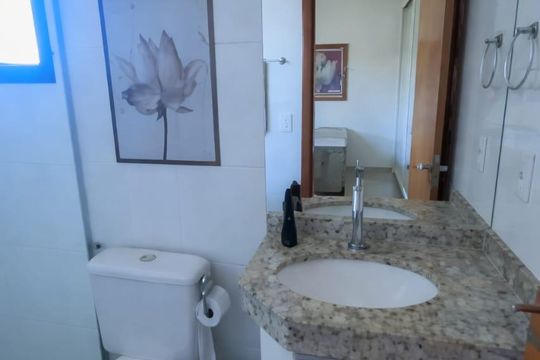 Banheiro de casa de condomínio para alugar com 3 quartos, 115m² em Green Valley, Votorantim