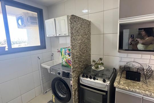 Área de serviço de casa de condomínio para alugar com 3 quartos, 115m² em Green Valley, Votorantim