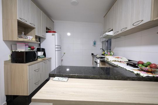 Cozinha de apartamento à venda com 3 quartos, 230m² em Parque Marajoara, Santo André