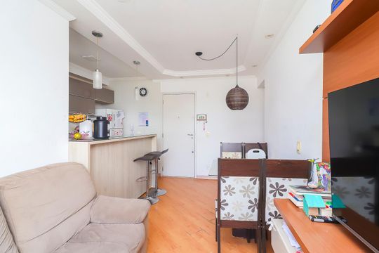 Sala de apartamento à venda com 2 quartos, 47m² em Vila Zefira, São Paulo
