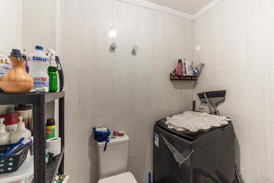 Banheiro de kitnet/studio à venda com 1 quarto, 33m² em Campos Elíseos, São Paulo