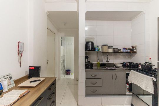 Cozinha de kitnet/studio à venda com 1 quarto, 33m² em Campos Elíseos, São Paulo