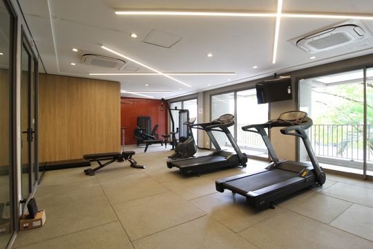 Área Comum - Academia de kitnet/studio à venda com 1 quarto, 24m² em Vila Olímpia, São Paulo