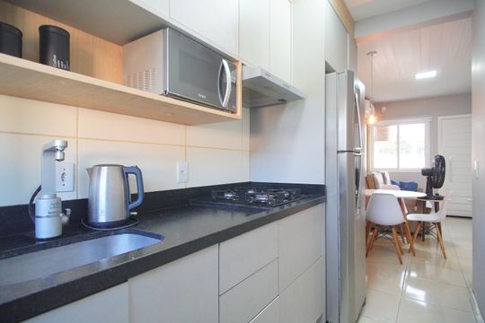 Cozinha de casa à venda com 2 quartos, 40m² em São Borja, São Leopoldo