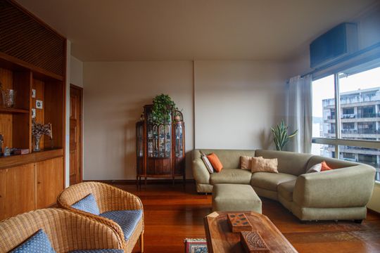Sala de apartamento à venda com 4 quartos, 120m² em Tijuca, Rio de Janeiro