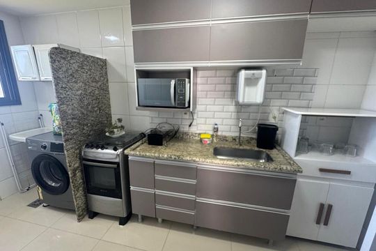 Cozinha de apartamento para alugar com 2 quartos, 56m² em Vila Brasilia, Aparecida de Goiânia