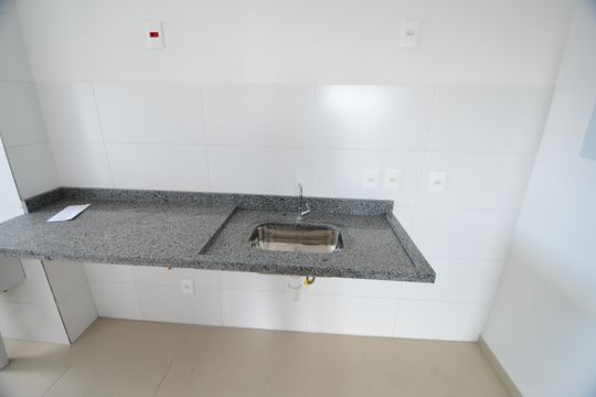 Cozinha de apartamento à venda com 2 quartos, 64m² em Jardim Chapadão, Campinas