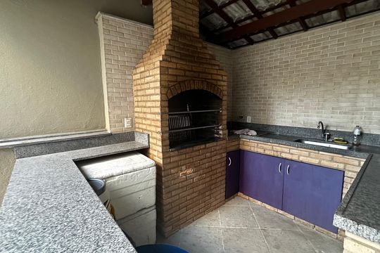 Área comum - Churrasqueira de apartamento à venda com 2 quartos, 203m² em Recreio dos Bandeirantes, Rio de Janeiro