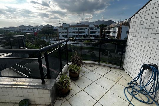 Varanda de apartamento à venda com 2 quartos, 203m² em Recreio dos Bandeirantes, Rio de Janeiro