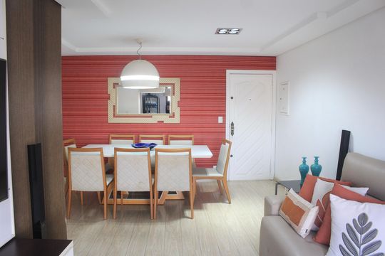 Sala de apartamento à venda com 2 quartos, 105m² em Barcelona, São Caetano do Sul