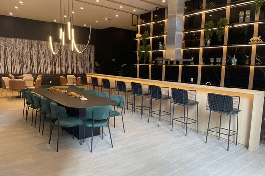 área comum de kitnet/studio para alugar com 1 quarto, 30m² em Santo Amaro, São Paulo