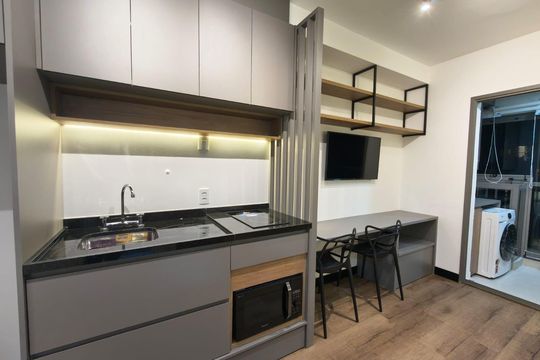 Kitnet/Studio para alugar com 1 quarto, 30m² em Santo Amaro, São Paulo