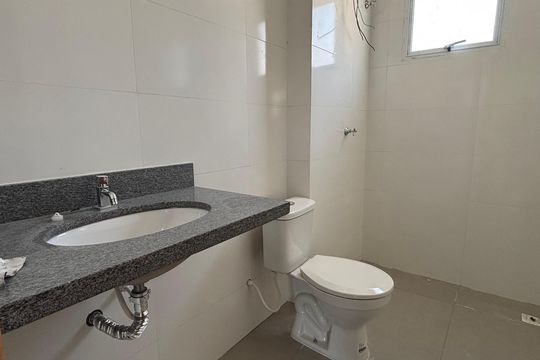 Banheiro de apartamento para alugar com 1 quarto, 34m² em Vila Monte Alegre, São Paulo