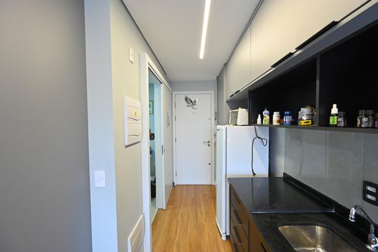 Cozinha de kitnet/studio à venda com 1 quarto, 26m² em Vila da Saúde, São Paulo