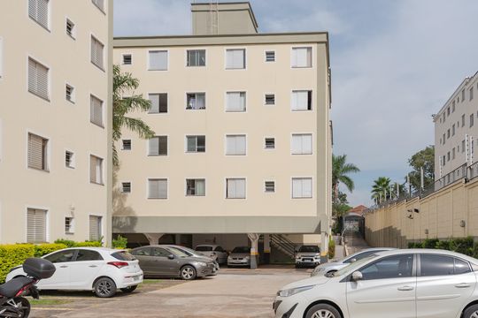 Fachada do bloco de apartamento à venda com 2 quartos, 55m² em Vila Industrial (campinas), Campinas