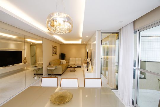 Sala 2 de apartamento à venda com 4 quartos, 270m² em Estoril, Belo Horizonte