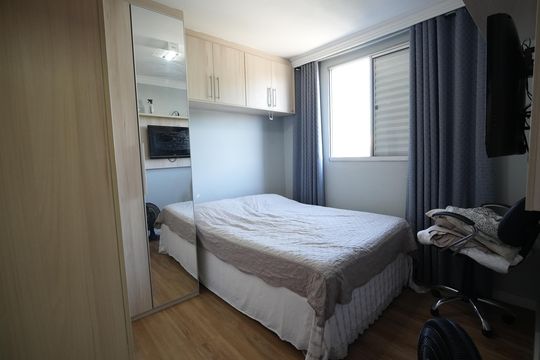 Quarto 1 de apartamento à venda com 2 quartos, 50m² em Utinga, Santo André
