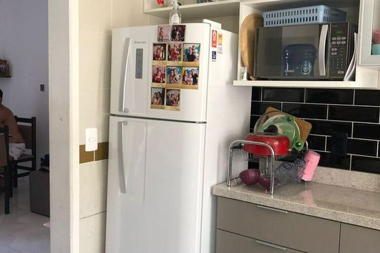 Cozinha de apartamento para alugar com 3 quartos, 73m² em Canasvieiras, Florianópolis