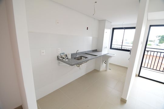 Cozinha de apartamento à venda com 2 quartos, 63m² em Jardim Chapadão, Campinas