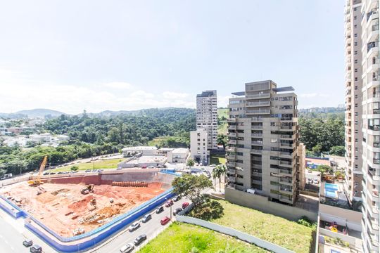 Vista da Varanda de apartamento à venda com 1 quarto, 50m² em Empresarial 18 do Forte, Barueri