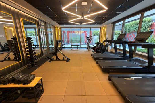 academia de apartamento à venda com 1 quarto, 51m² em Alphaville Industrial, Barueri