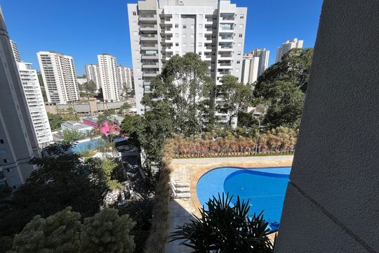 Vista da Sacada de apartamento para alugar com 4 quartos, 170m² em Vila Andrade, São Paulo